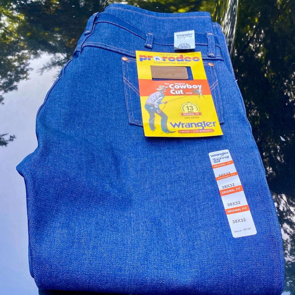 Wrangler Men’s NOS / NWT Pro Rodeo Cowboy Cut Jeans 38” x 32”